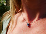 Tiffany Stone Necklace Silver and Gold
