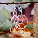 Big Interlocking Hoops Silver