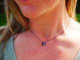 Tiffany Stone Necklace Silver and Gold