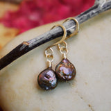 Coin Pearl Earrings