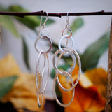 Big Interlocking Hoops Silver