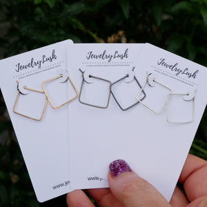 Small Square Hoop