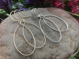 Medium Teardrop Hoops