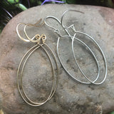 Medium Teardrop Hoops