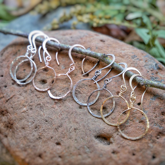 Tiny Hammered Hoops