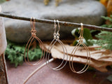 Medium Teardrop Hoops