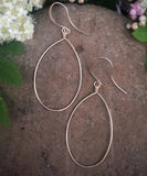 Medium Teardrop Hoops