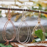 Medium Teardrop Hoops