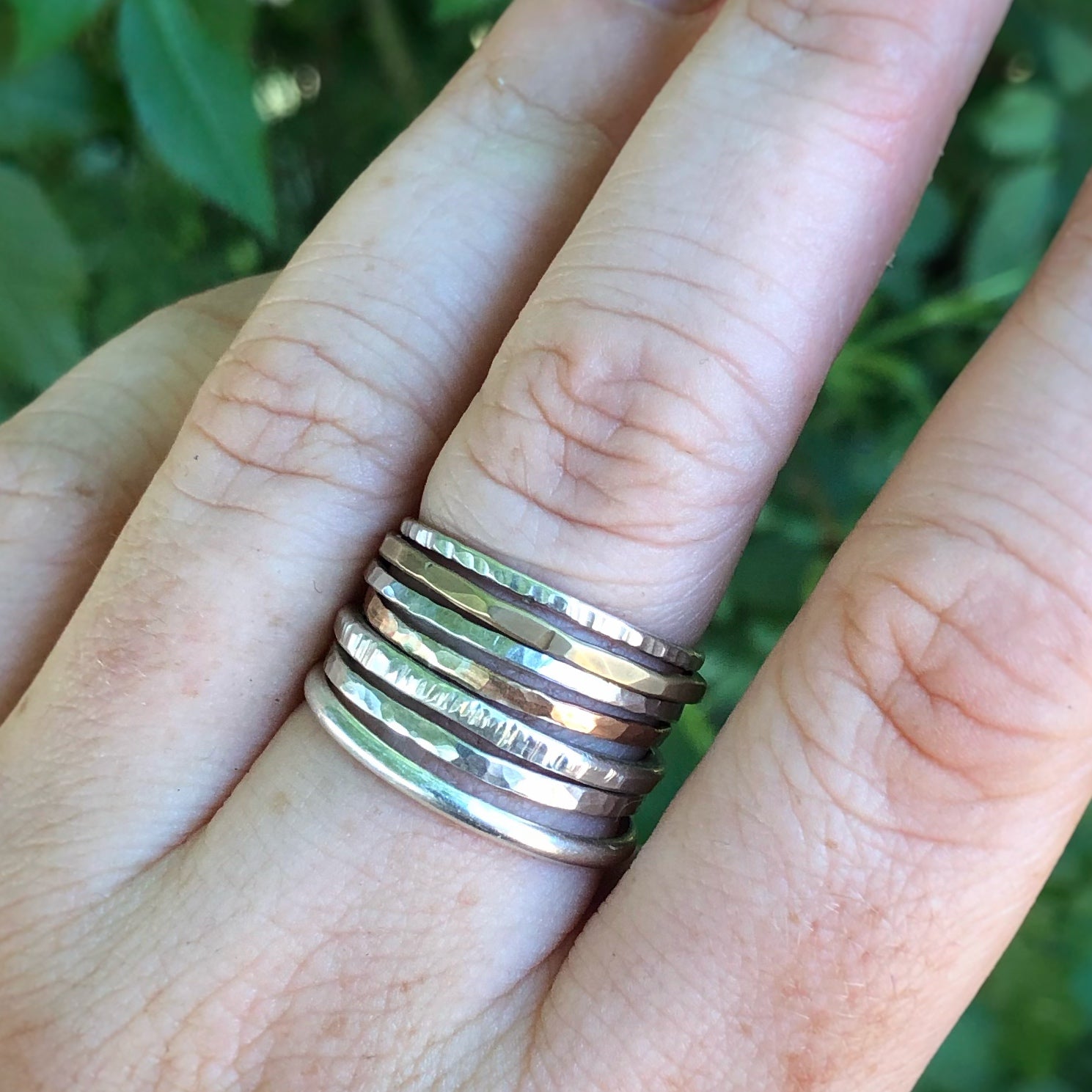 Ladies online stacking rings